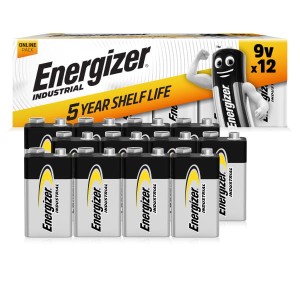 12 x Bateria Energizer Industrial 9V 6LR61